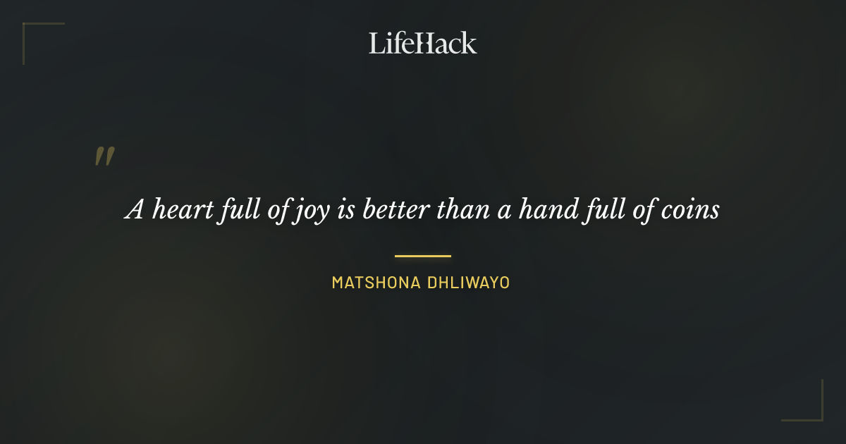 Quote by Matshona Dhliwayo