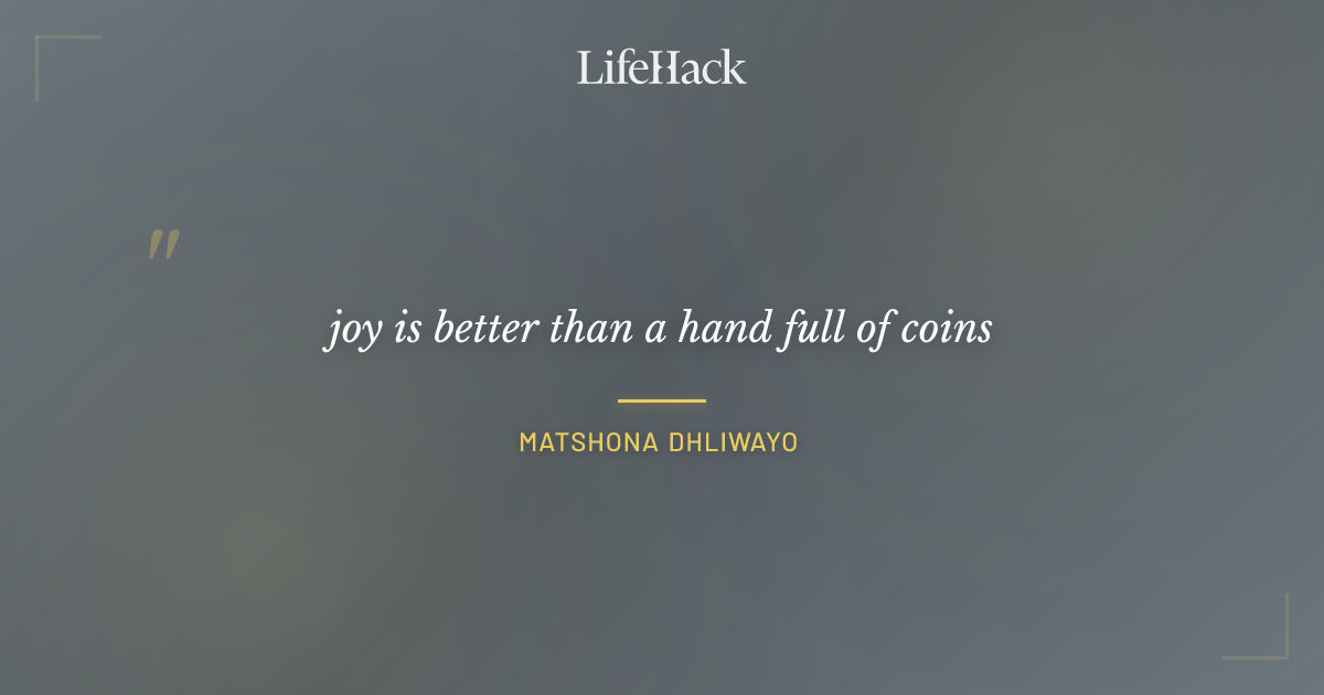 Quote by Matshona Dhliwayo