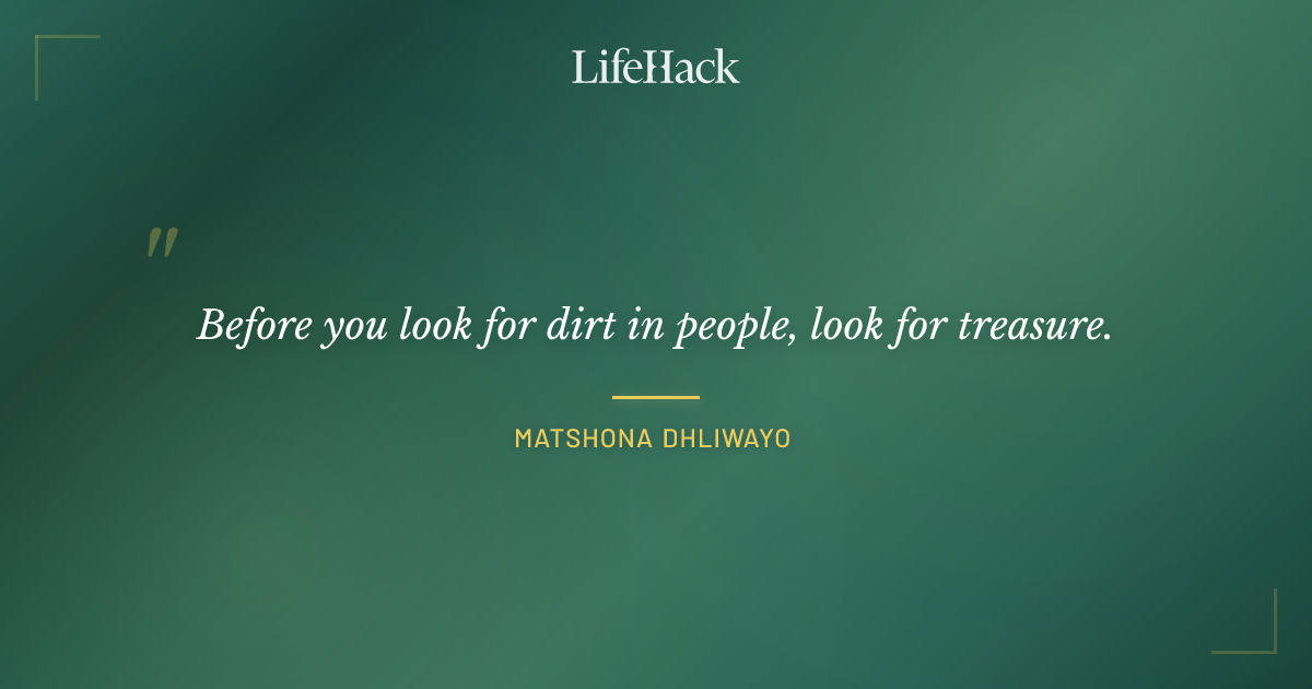 Quote by Matshona Dhliwayo