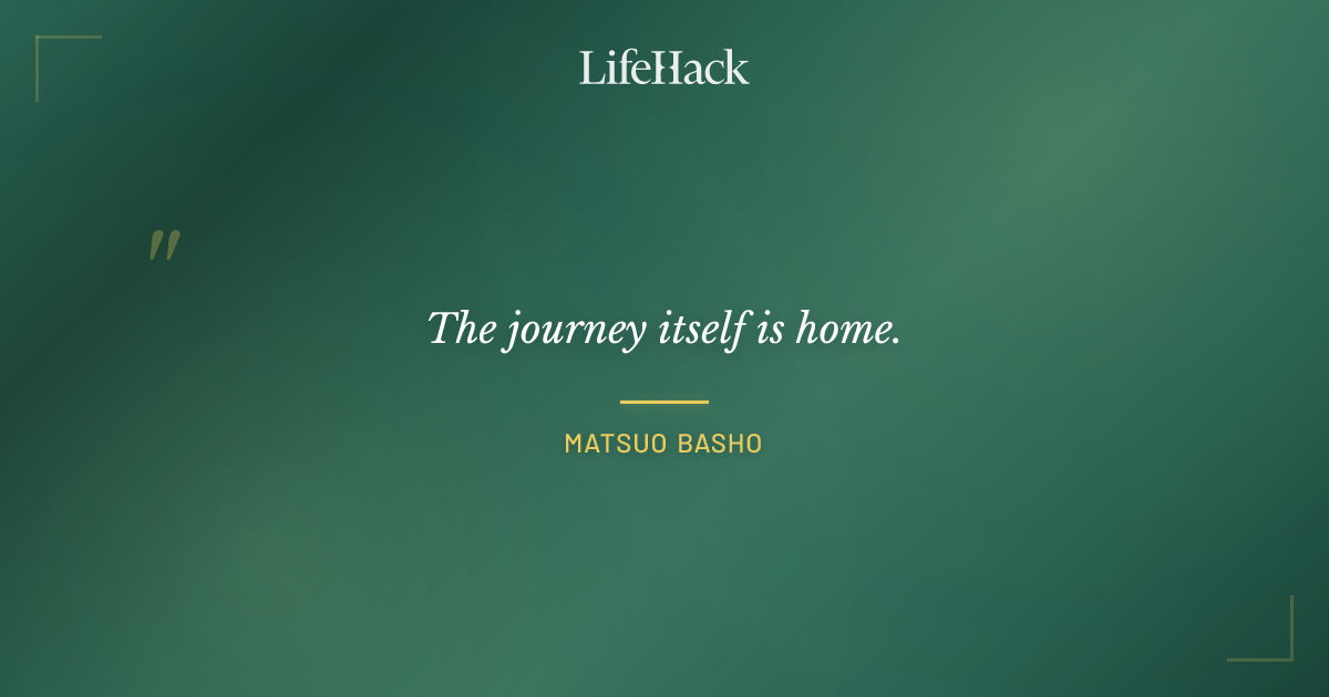 Quote by Matsuo Basho