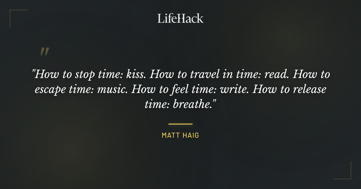 Quote by Matt Haig