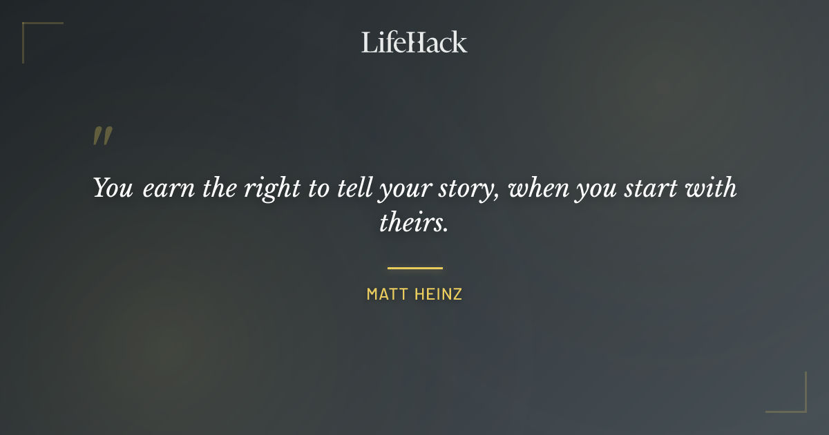 Quote by Matt Heinz