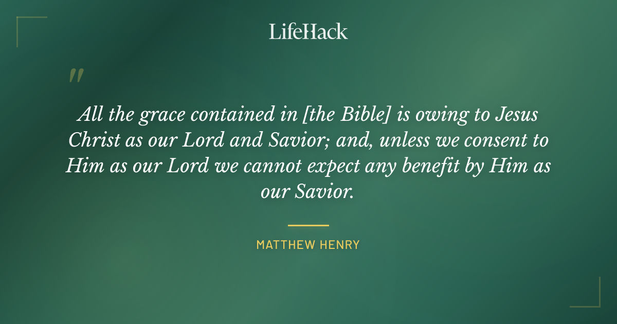 Quote by Matthew Henry