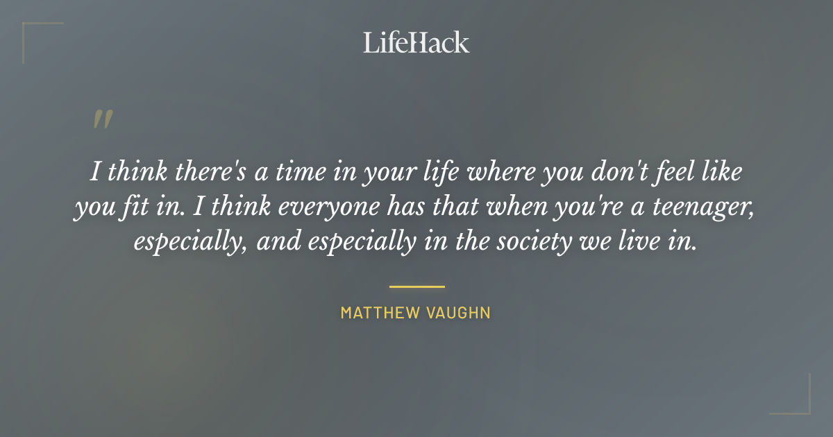 Quote by Matthew Vaughn