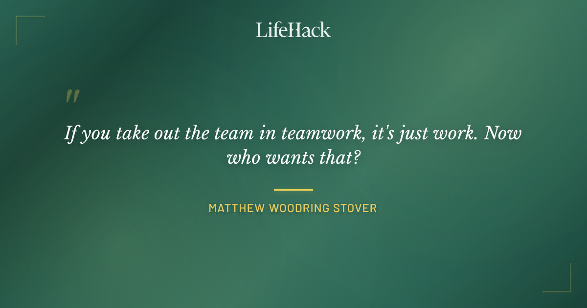 Quote by Matthew Woodring Stover