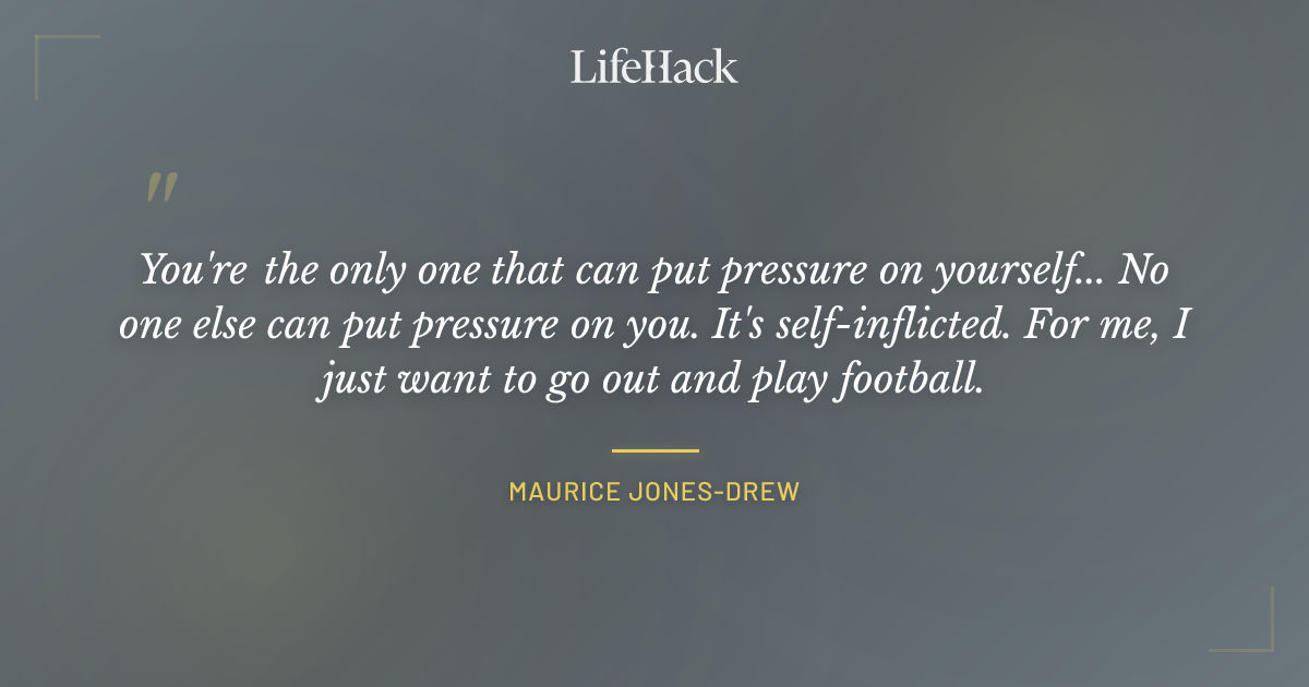 Quote by Maurice Jones-Drew
