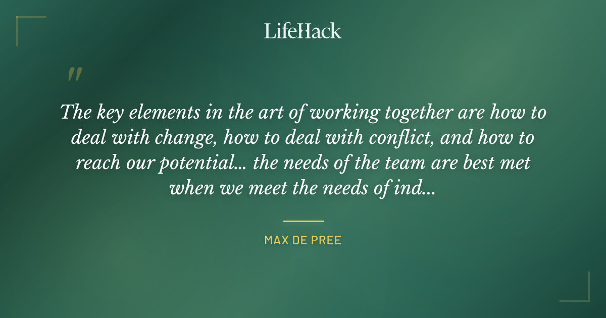 Quote by Max de Pree
