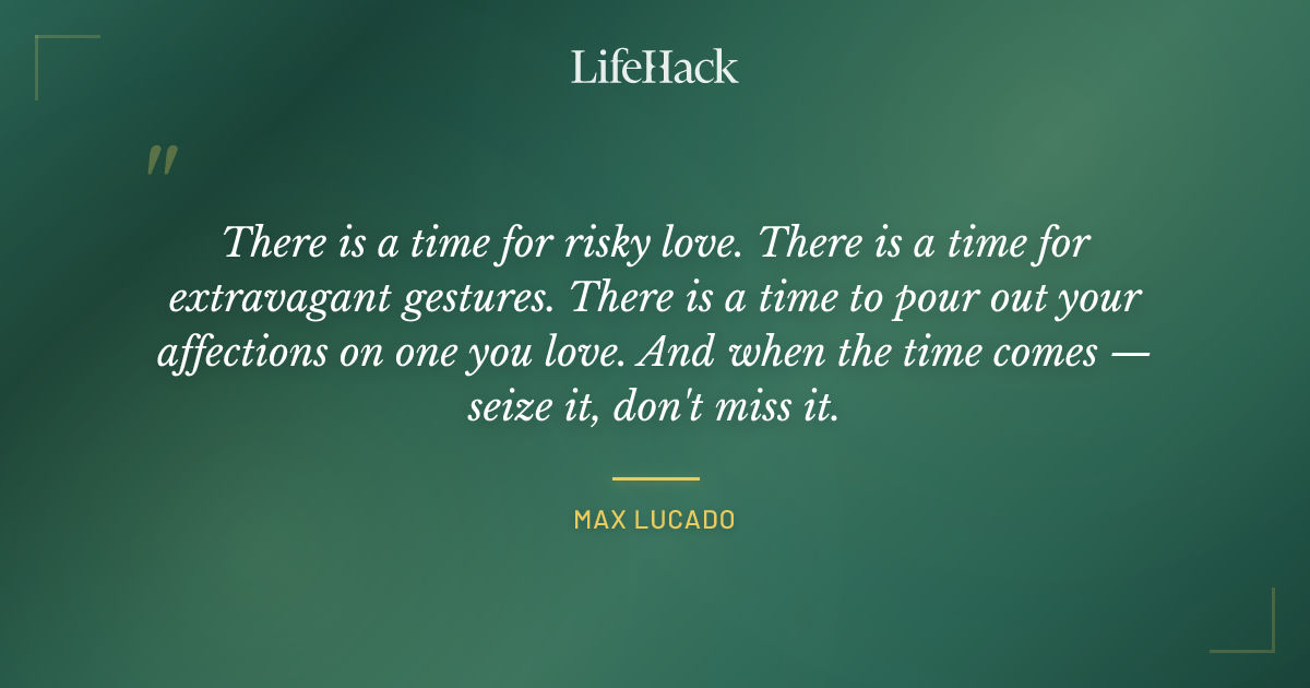Quote by Max Lucado