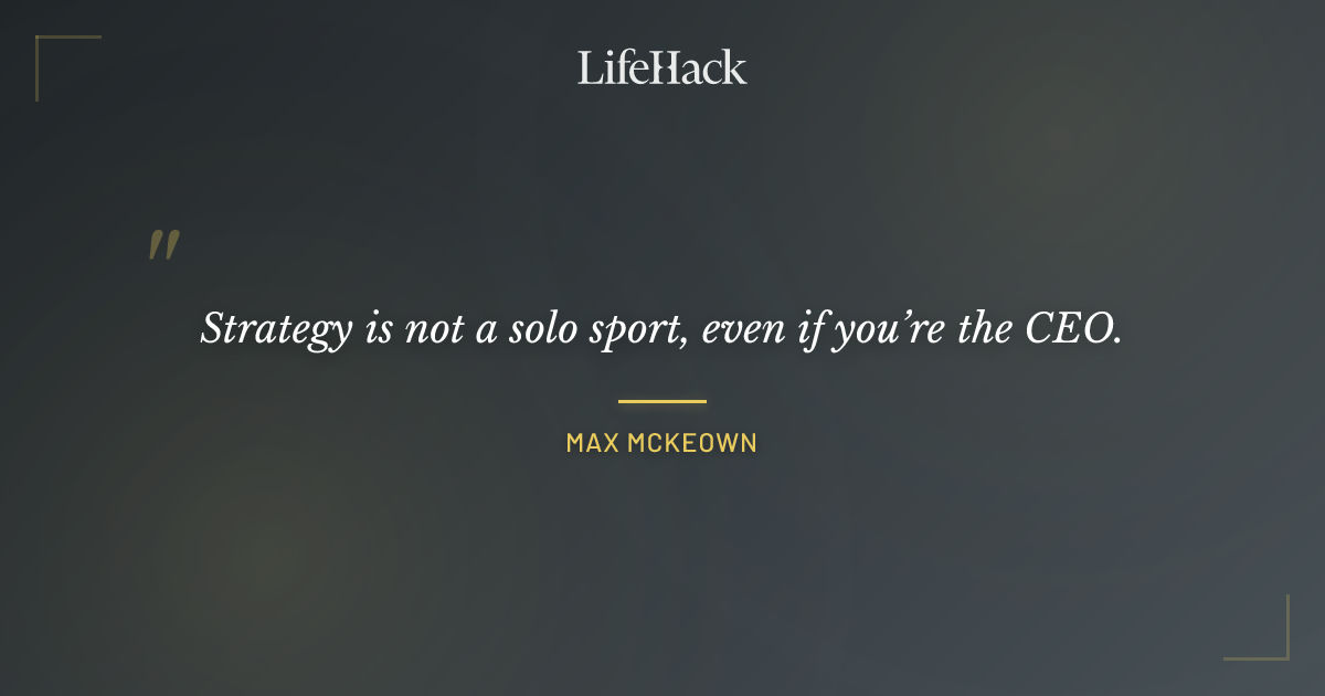 Quote by Max McKeown