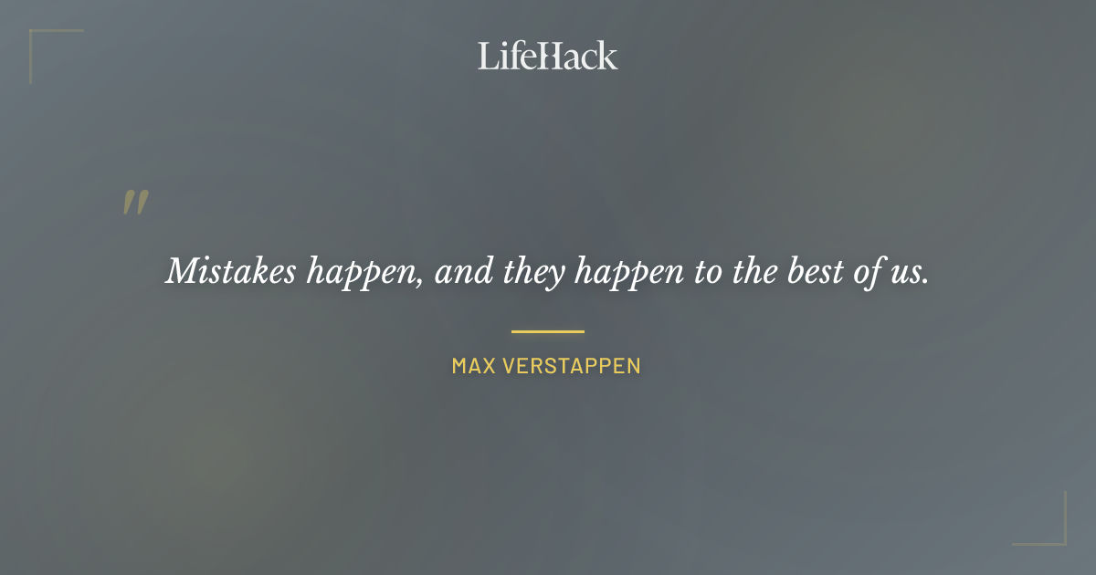Quote by Max Verstappen