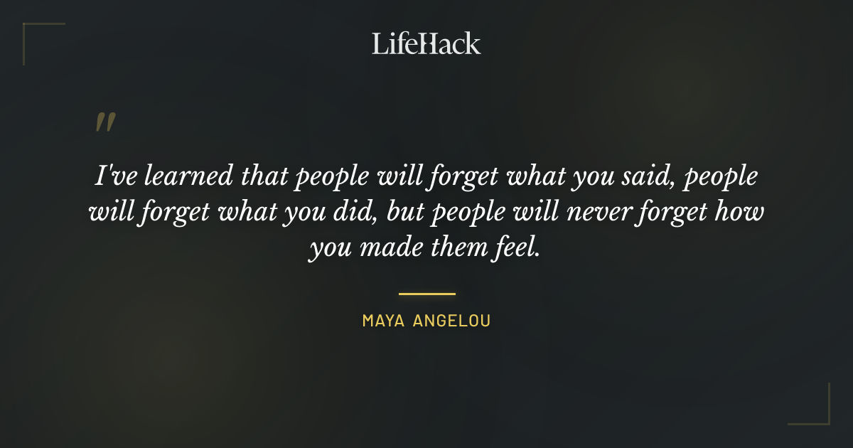 Quote by Maya Angelou