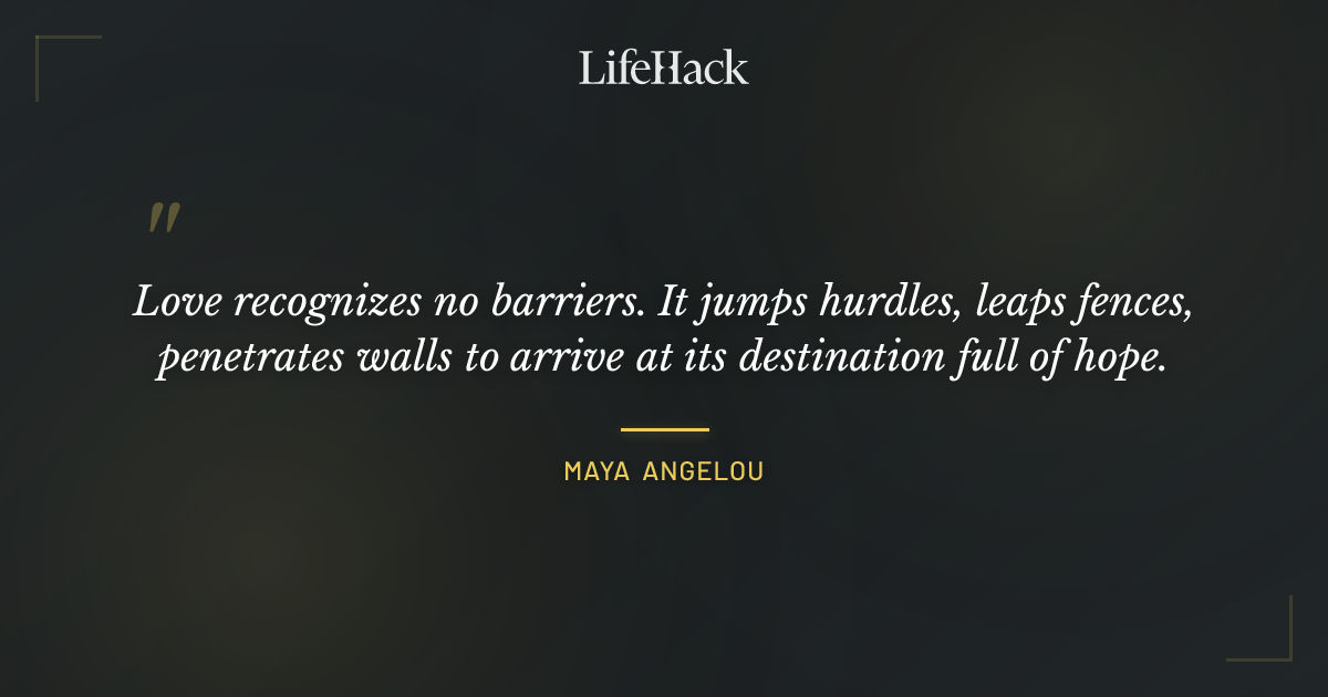 Quote by Maya Angelou