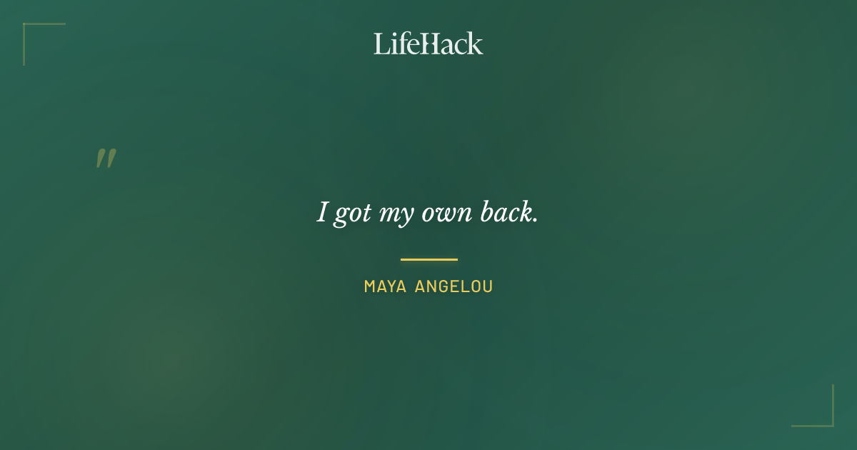 Quote by Maya Angelou