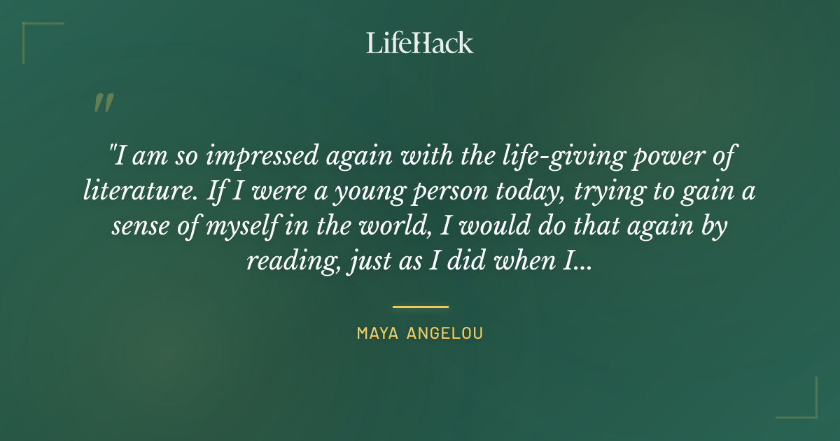 Quote by Maya Angelou