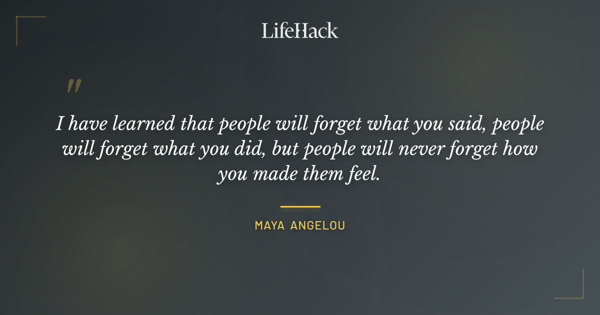 Quote by Maya Angelou