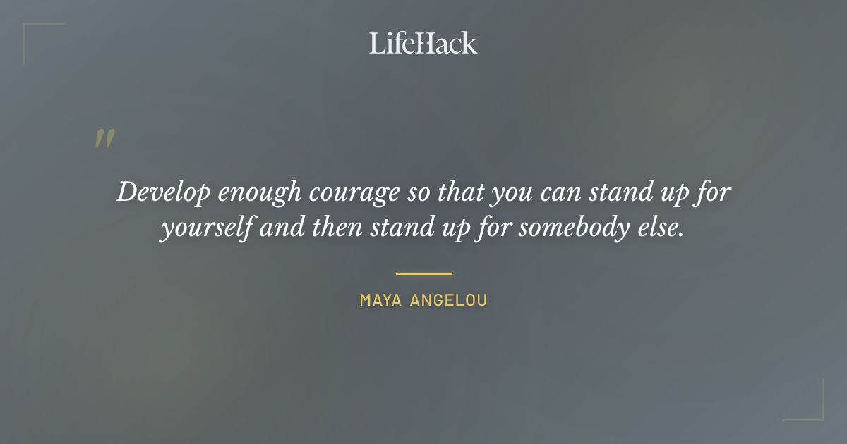 Quote by Maya Angelou