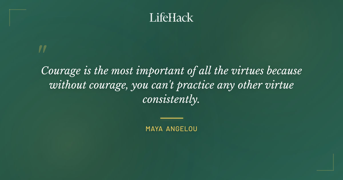 Quote by Maya Angelou