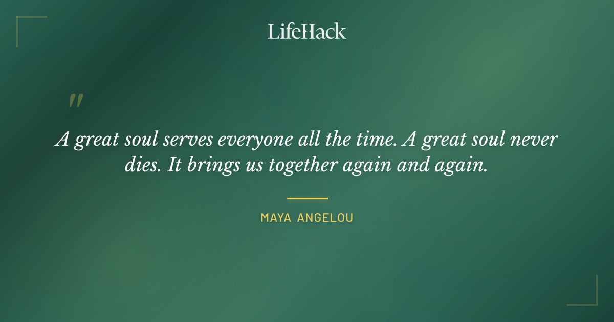 Quote by Maya Angelou