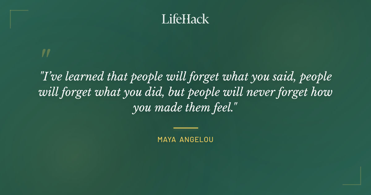 Quote by Maya Angelou