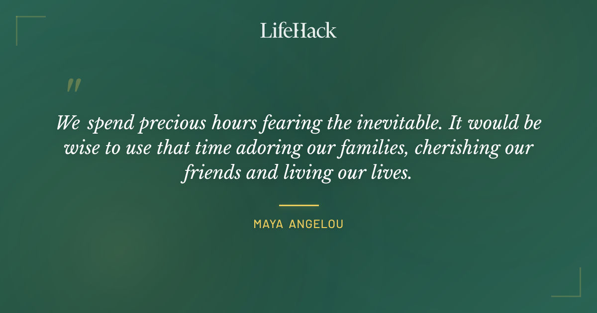 Quote by Maya Angelou