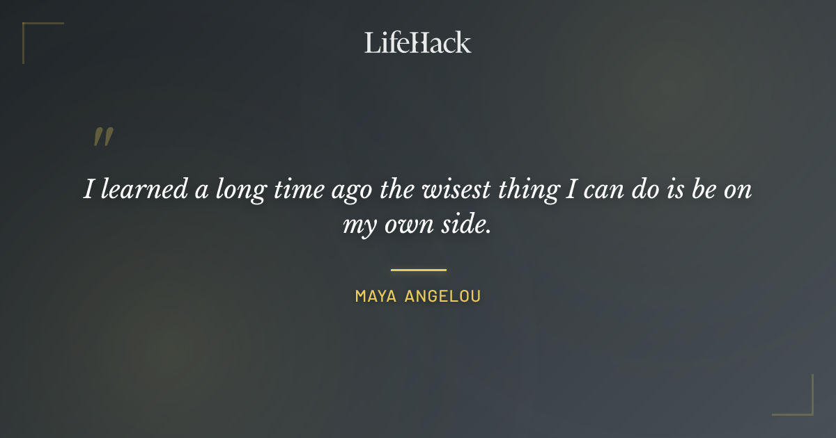 Quote by Maya Angelou