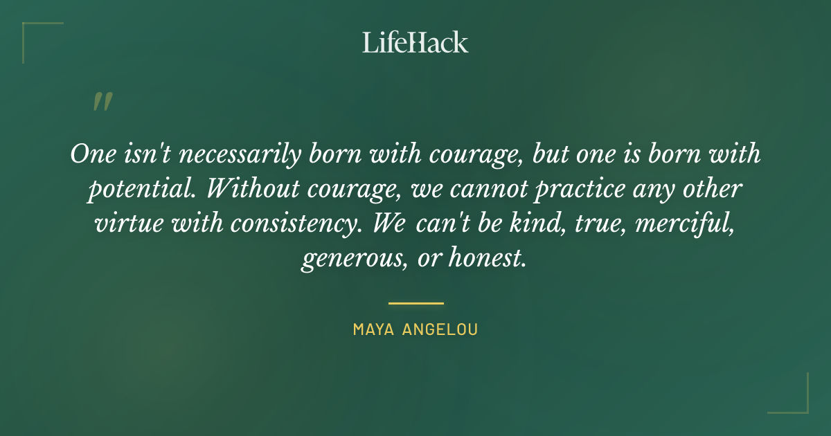 Quote by Maya Angelou