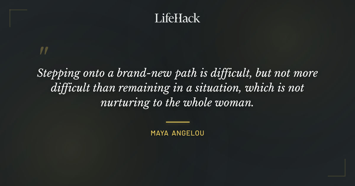 Quote by Maya Angelou