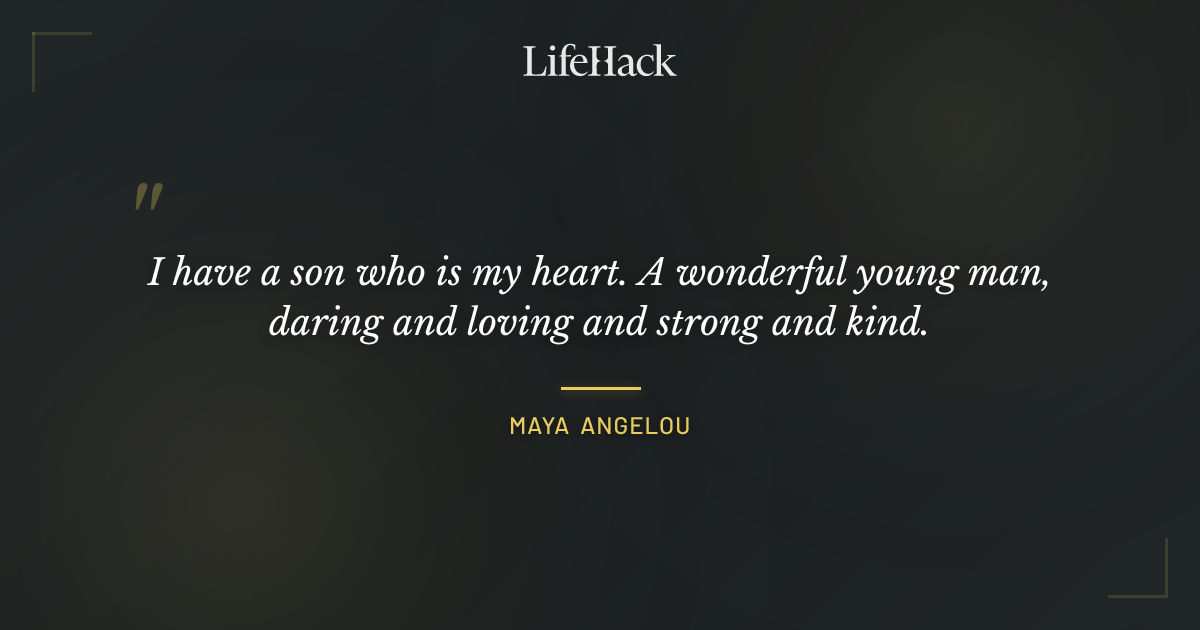 Quote by Maya Angelou