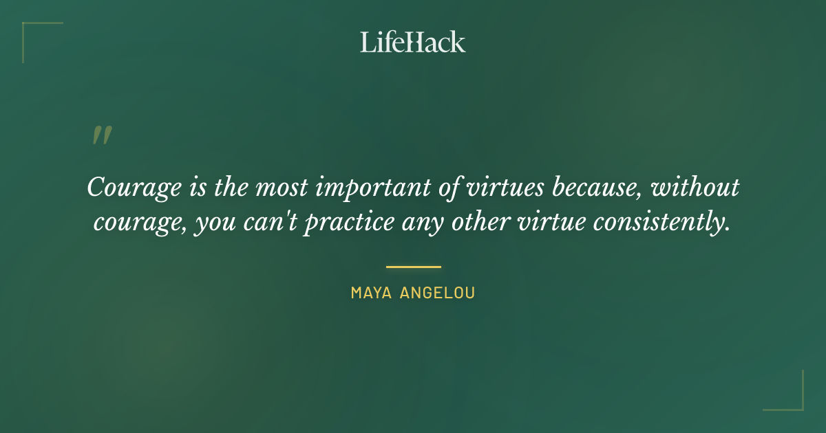 Quote by Maya Angelou