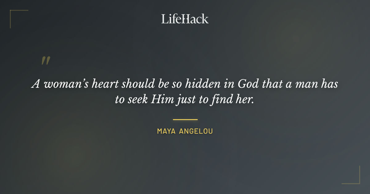 Quote by Maya Angelou