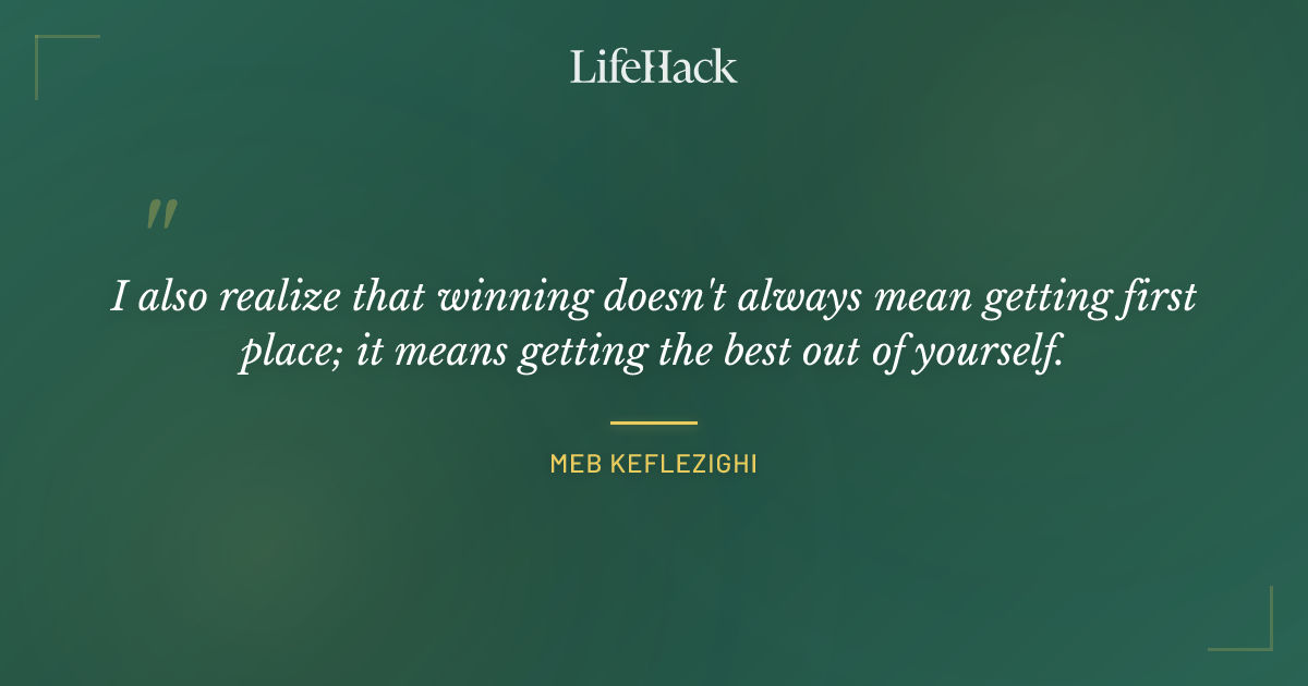 Quote by Meb Keflezighi