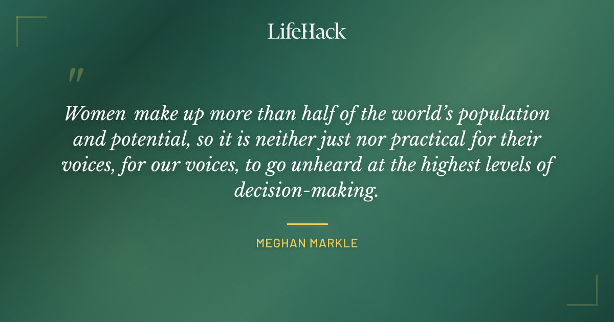 Quote by Meghan Markle