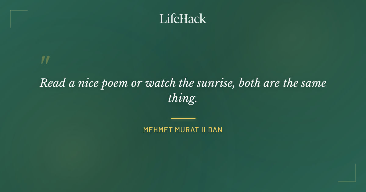 Quote by Mehmet Murat ildan