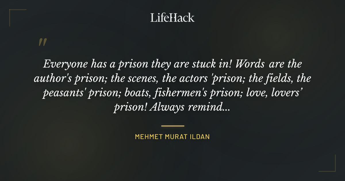 Quote by Mehmet Murat ildan