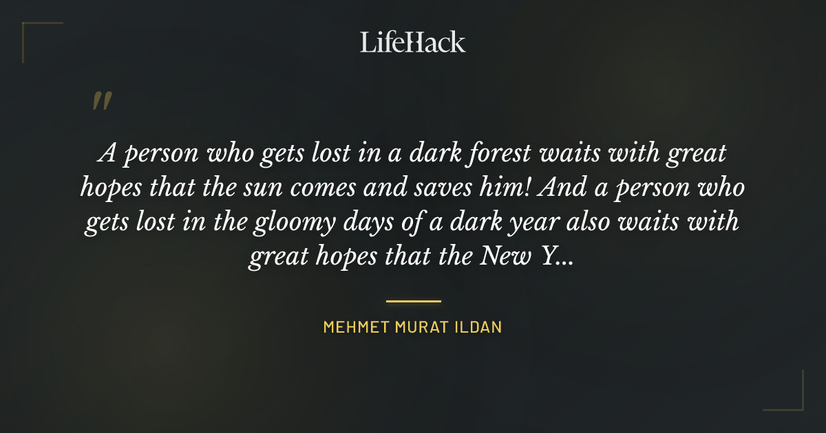 Quote by Mehmet Murat ildan