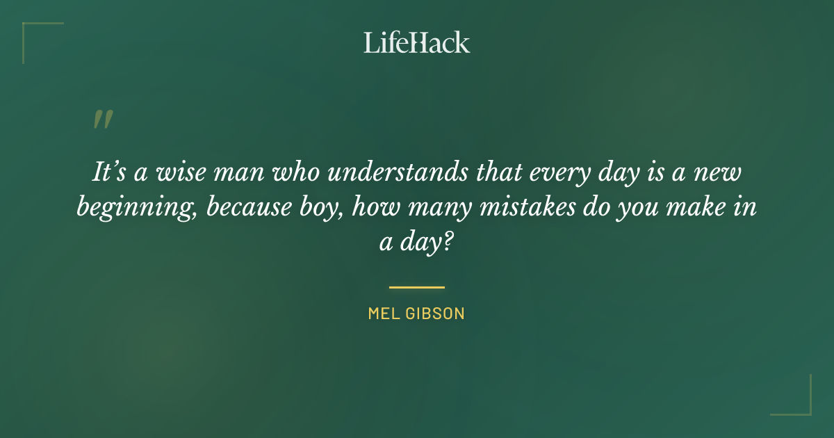 Quote by Mel Gibson