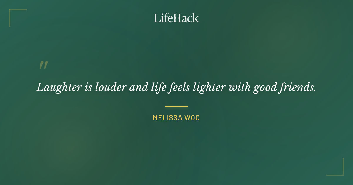 Quote by Melissa Woo