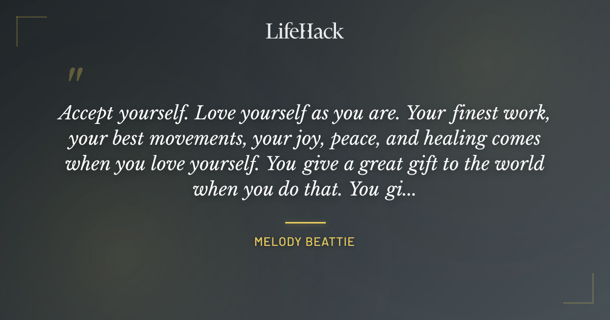 Quote by Melody Beattie