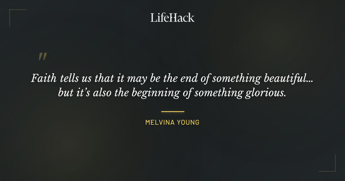 Quote by Melvina Young