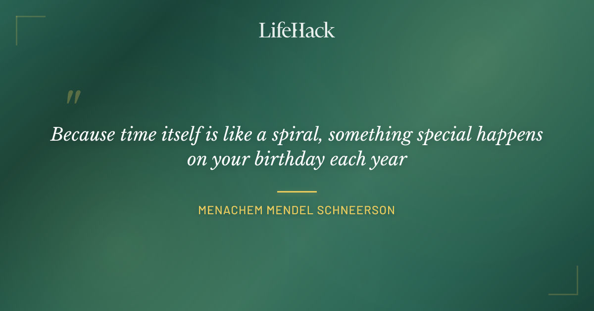 Quote by Menachem Mendel Schneerson
