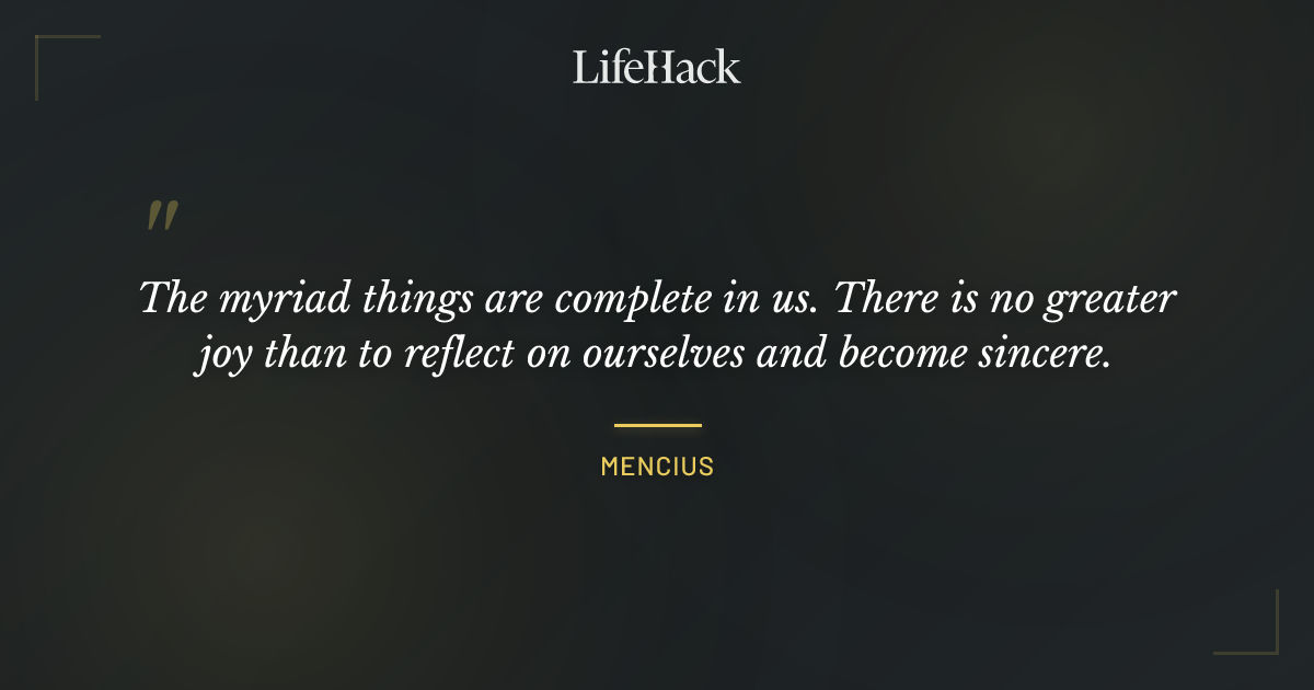 Quote by Mencius