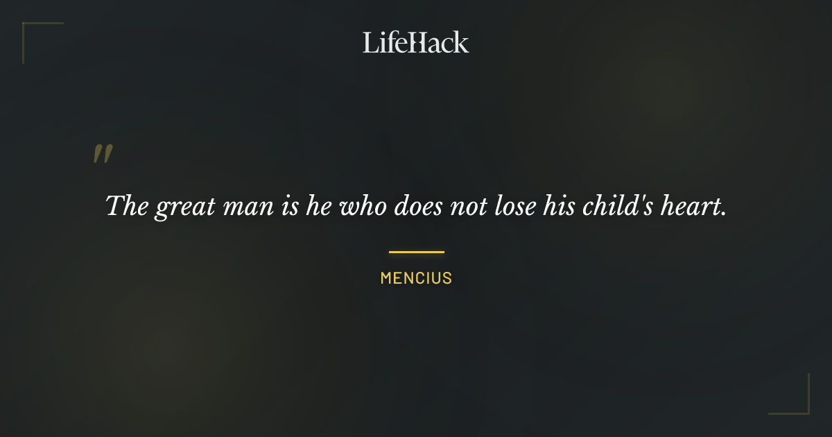 Quote by Mencius