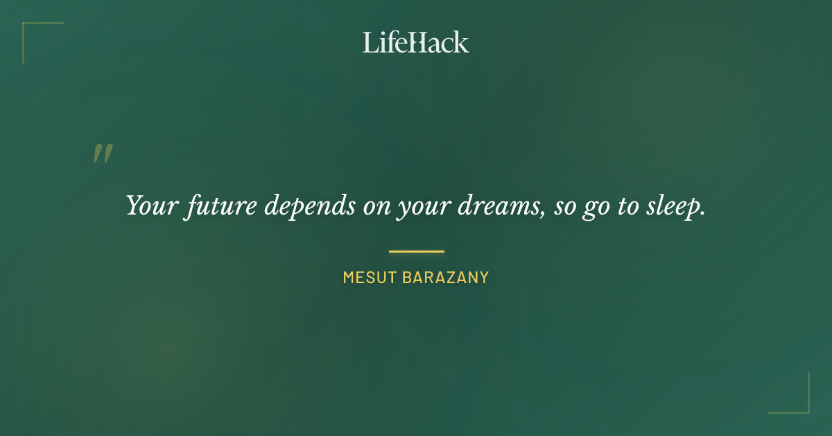 Quote by Mesut Barazany