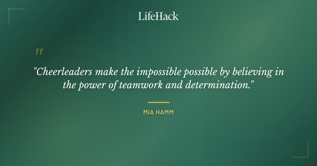 Quote by Mia Hamm