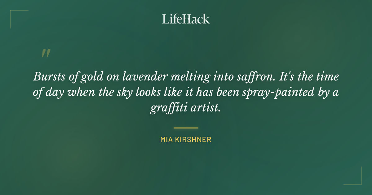 Quote by Mia Kirshner