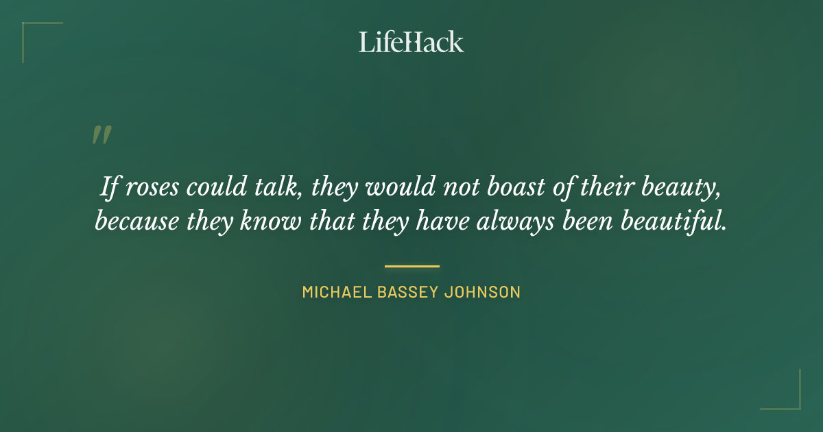 Quote by Michael Bassey Johnson