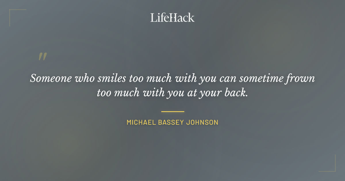 Quote by Michael Bassey Johnson