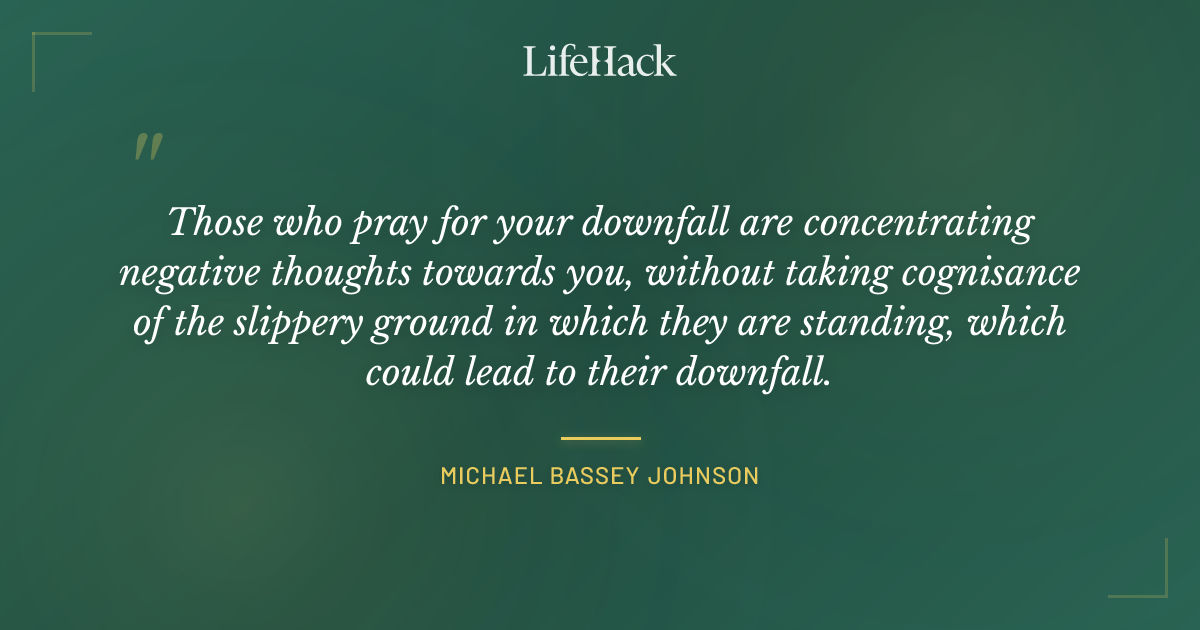 Quote by Michael Bassey Johnson