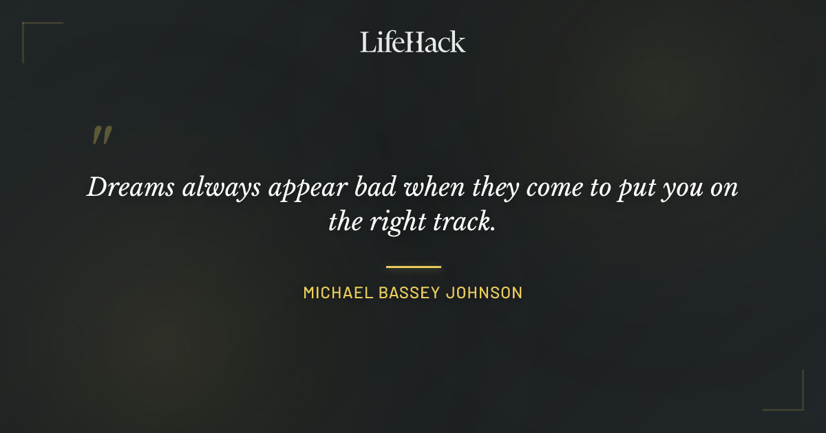 Quote by Michael Bassey Johnson