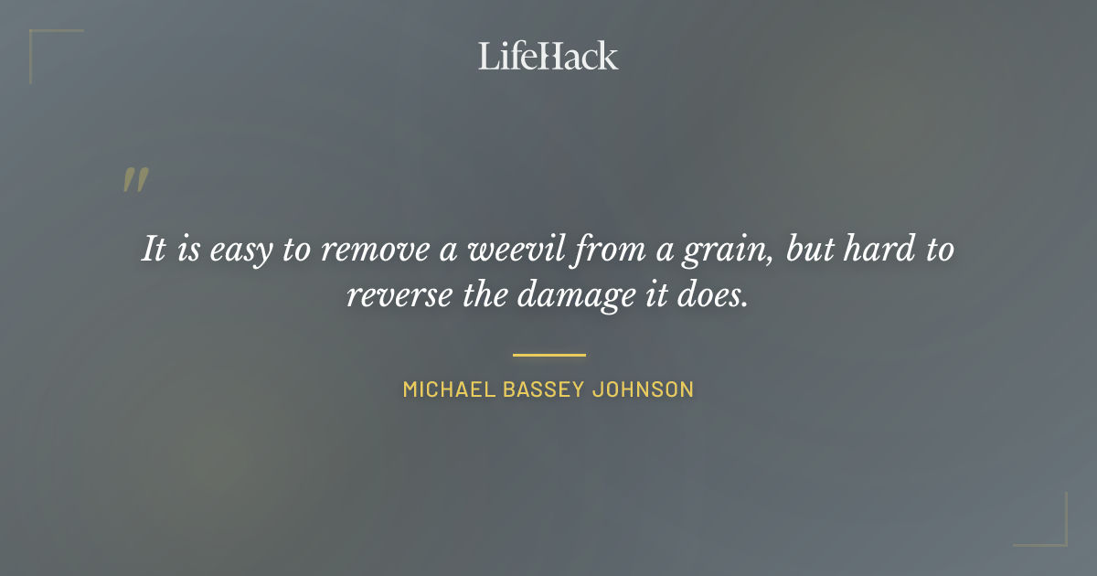 Quote by Michael Bassey Johnson